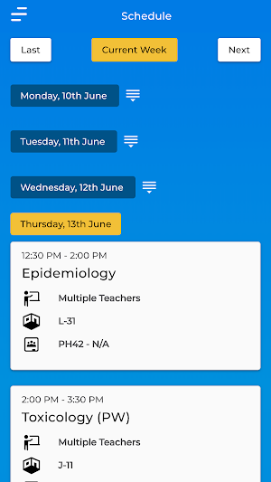 Student Portal Screenshot 1