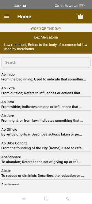 Law Terms in Latin to English Screenshot 0