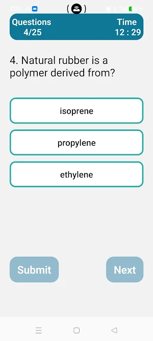 Chemistry Quiz Screenshot 3