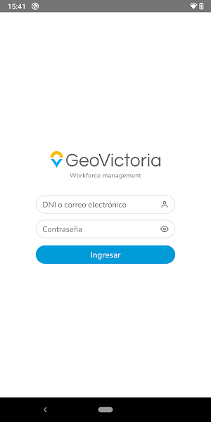 GeoVictoriaApp Acceso Screenshot 0