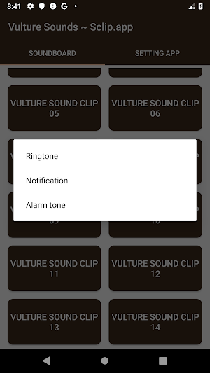 Vulture Sound Collections ~ Sclip.app Screenshot 3