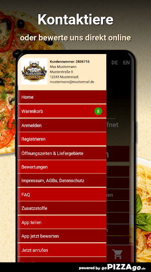 Manzattos Pizzeria Aichtal Screenshot 2