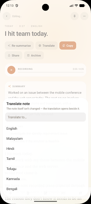 Nia Notes Screenshot 3
