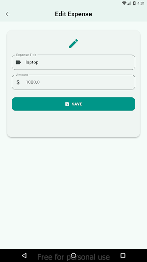 Family Budget Planner Screenshot 2