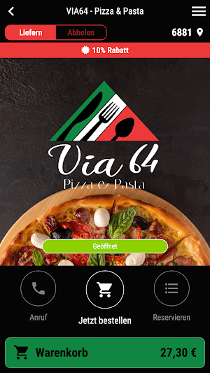 VIA64 - Pizza & Pasta Screenshot 0
