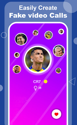 Ronaldo Fake call video & chat Screenshot 1