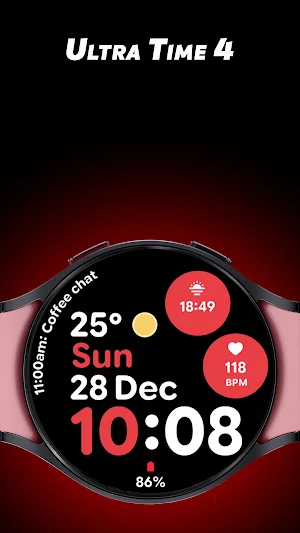 Ultra Time 4 - Watch face Screenshot 0