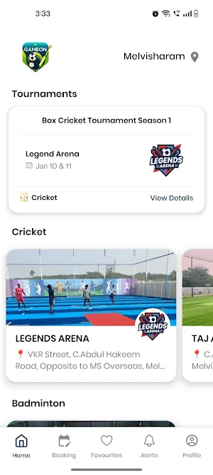 GameOn: Book Your Slot Screenshot 0