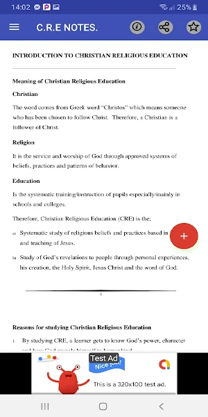C.R.E FORM 1 NOTES {KCSE REVISION NOTES} Screenshot 1