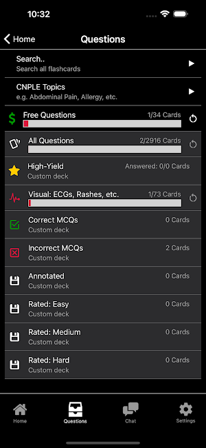 NPAC CNPLE QBank Screenshot 2