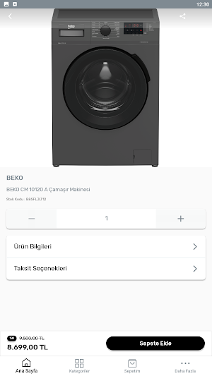 Beko Online Mağaza Screenshot 1