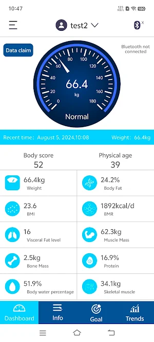 Sealy Smart Scale Screenshot 1