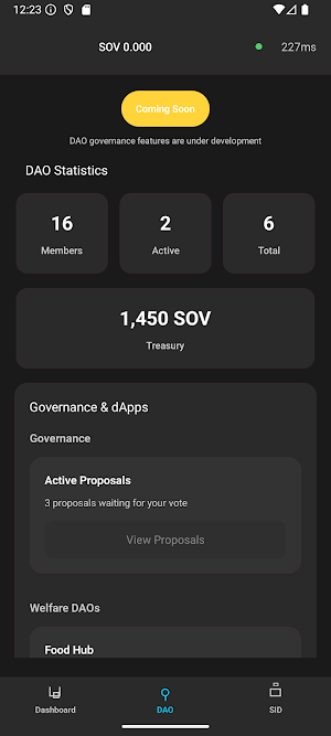 The Sovereign Network Screenshot 1