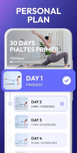 Pilates Workout at Home Screenshot 1