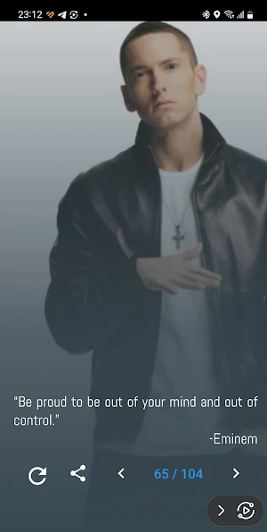 Eminem Quotes and Lyrics Screenshot 2