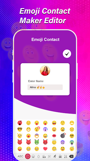 Emoji Contact Maker - Editor Screenshot 2