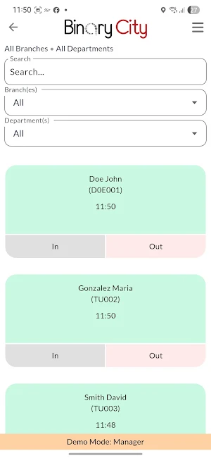 BC Time: Mobile Attendance Screenshot 3