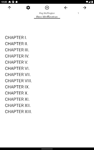 Book, Peg Woffington Screenshot 2
