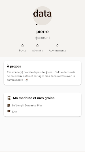 CoffeeCommunity Screenshot 1