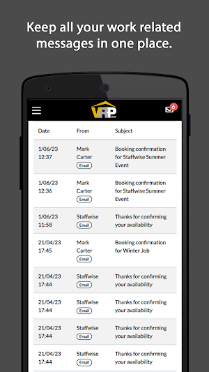 VRP GroupConnect Screenshot 3