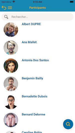 Mon Appli Event Screenshot 0