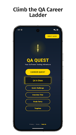 QA Quest: Software Test Quiz Screenshot 0