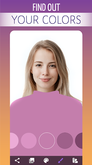 Dressika: fitting room & seasonal color analysis Screenshot 1