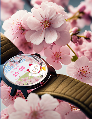 Sakuraneko Wear OS Screenshot 3