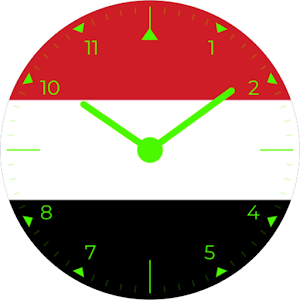 Yemen Analog Watch Face Screenshot 3