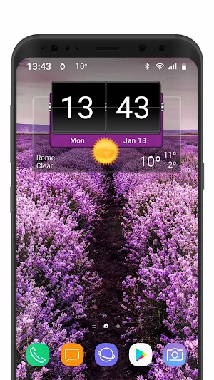 3D Flip Clock Theme Pack 01 Screenshot 2
