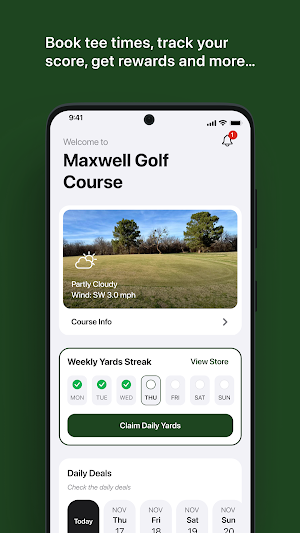 Maxwell Golf Course Screenshot 0