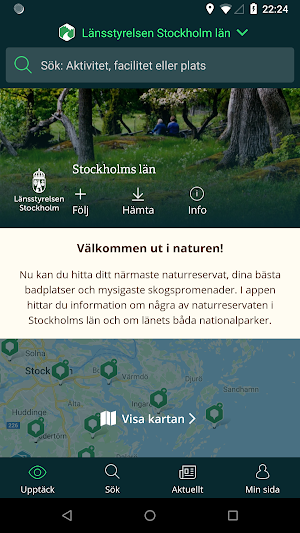 Stockholms läns Naturkarta Screenshot 0