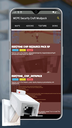 MCPE Security Craft Modpack Screenshot 1
