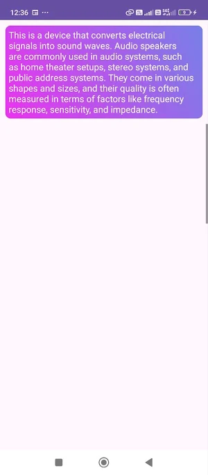 About Speaker Screenshot 2