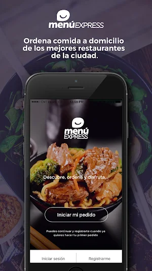 Menú Express - Food Delivery Screenshot 0