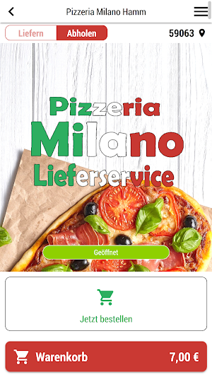 Pizzeria Milano Screenshot 0