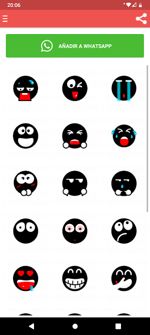 Stickers de emojis Screenshot 2