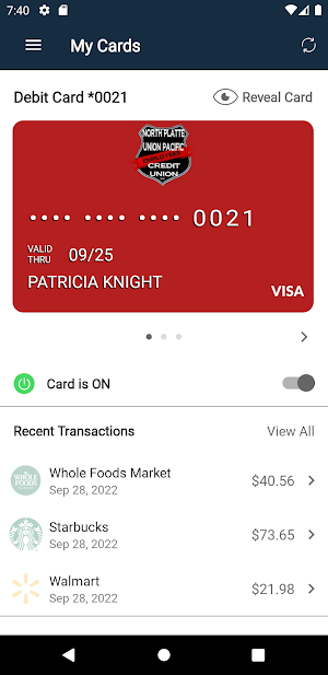 North Platte UPECU Card Wallet Screenshot 0