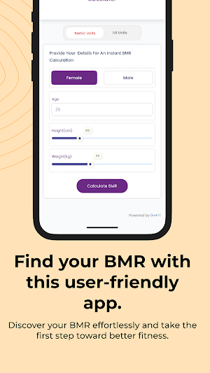 BMR Calculator Screenshot 2