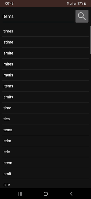 Anagram Solver Screenshot 3