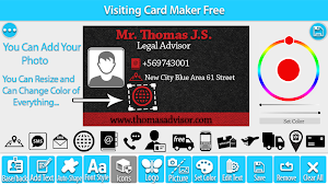 Visiting Card Maker Free Screenshot 0