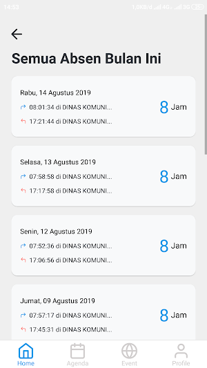 Absensi Online Sumbar Screenshot 3