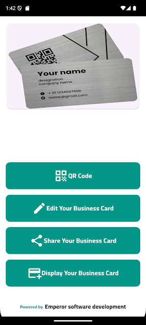 bussiness card Screenshot 0