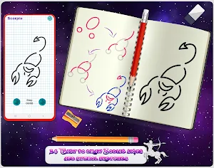 Learn to draw Zodiac symbols Screenshot 3