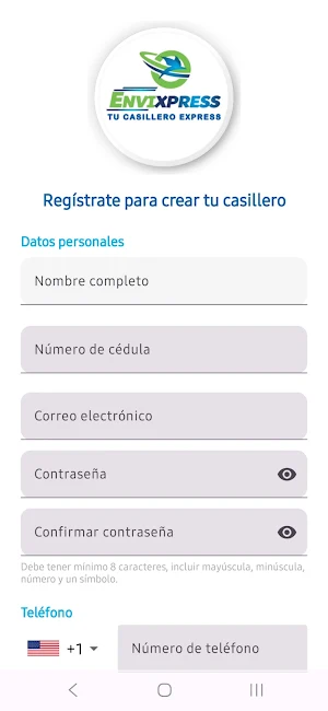 Envixpress-TuCasilleroExpress Screenshot 1