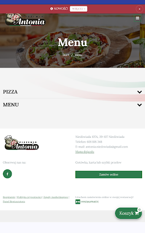 Antonia Pizzeria Screenshot 2