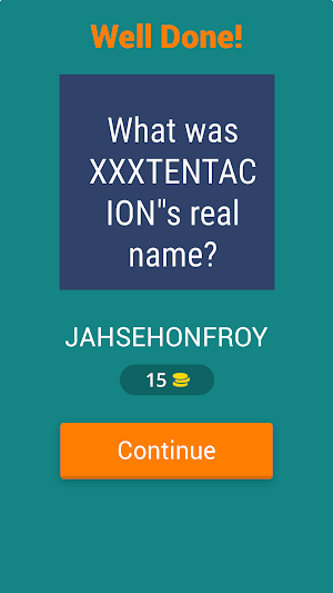 XQUIZ: XXXTENTACION CHALLENGE Screenshot 1