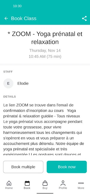 CasaYoga Paris Screenshot 2