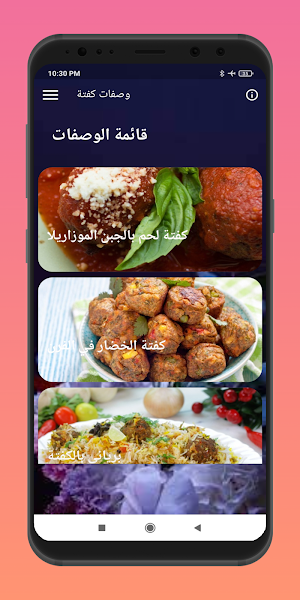 وصفات كفتة منوعة Screenshot 1