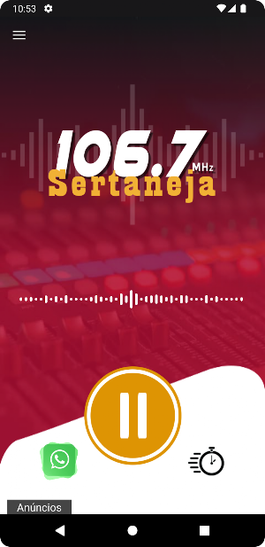 Rádio 106 Sertaneja - RP/SP Screenshot 2